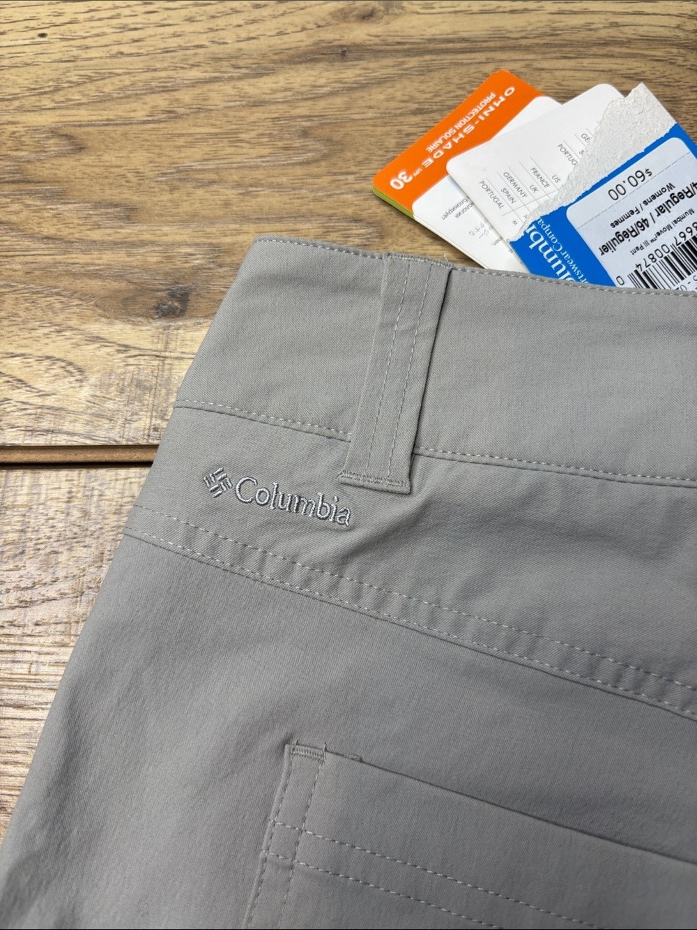 Women’s Columbia Mumbai Mover III Pants Omni Shade 30 Size 14 NWT - Picture 7 of 8